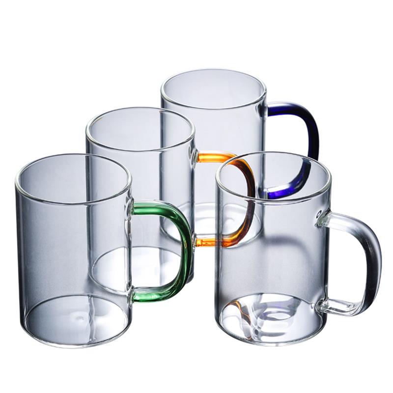 300ml Wärme-Wasserdicht Transparent Verdicken Glas Tasse Trinken