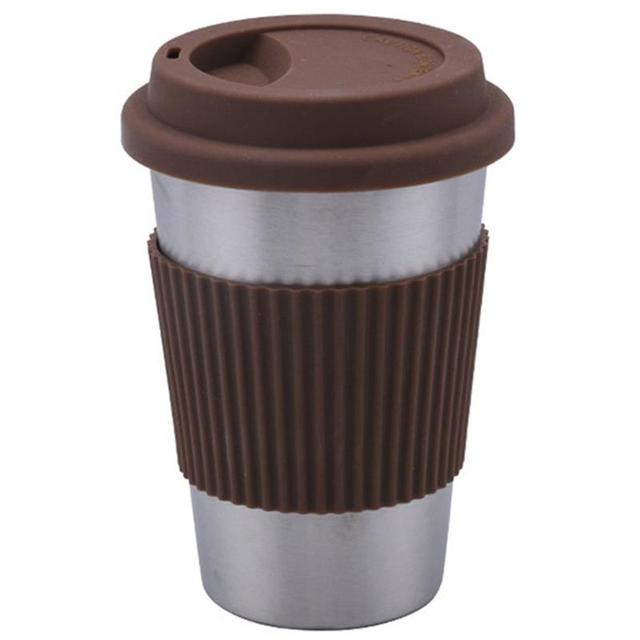 Neue Stil edelstahl 304 Kaffee Becher Auto Thermos Becher Leak_P
