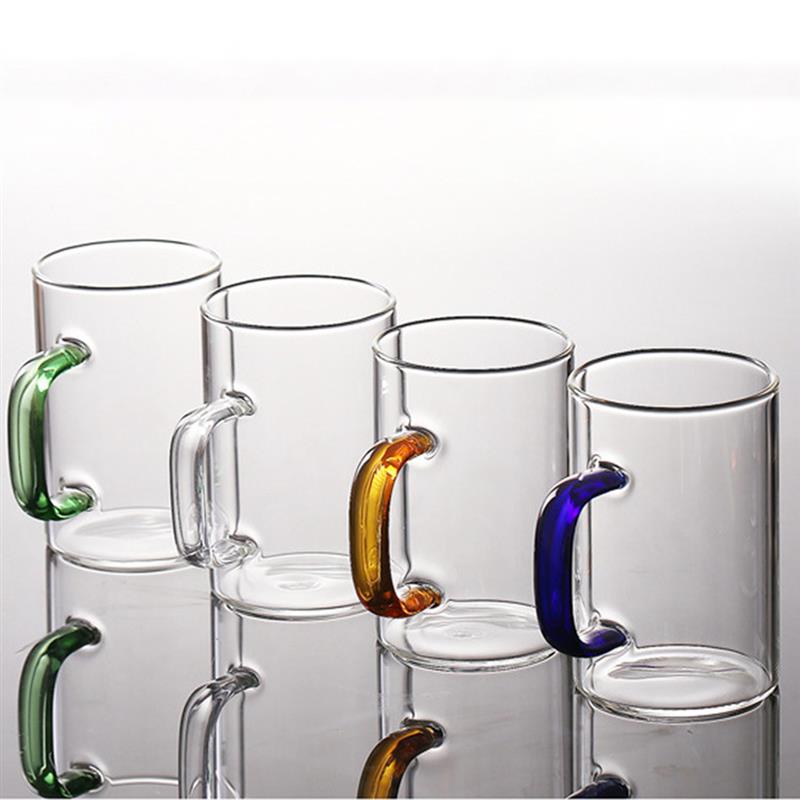 300ml Wärme-Wasserdicht Transparent Verdicken Glas Tasse Trinken