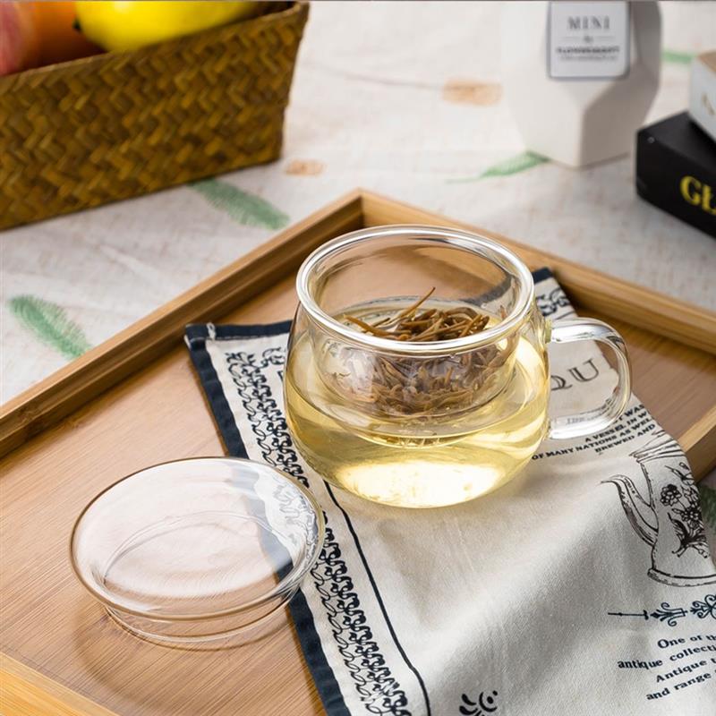 Kreative Transparent Glas Tee Tasse Trinken Utensilien Klassisch