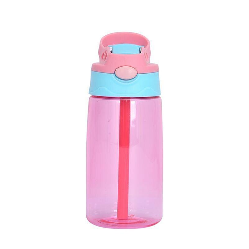 500ml Kids Water Bottle With Straw BLarge Capacity Children Wate