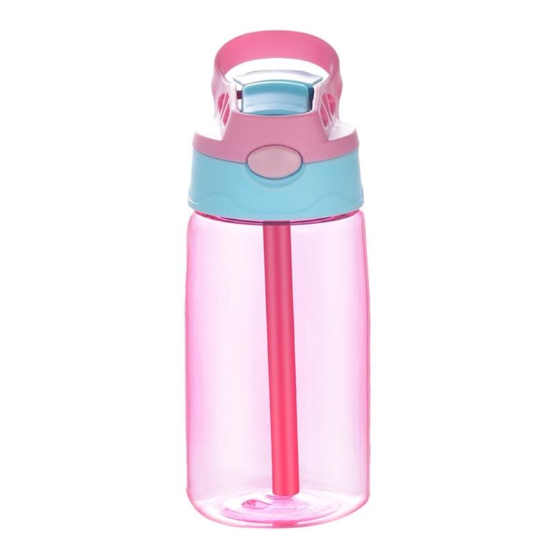 500ml Kids Water Bottle With Straw BLarge Capacity Children Wate